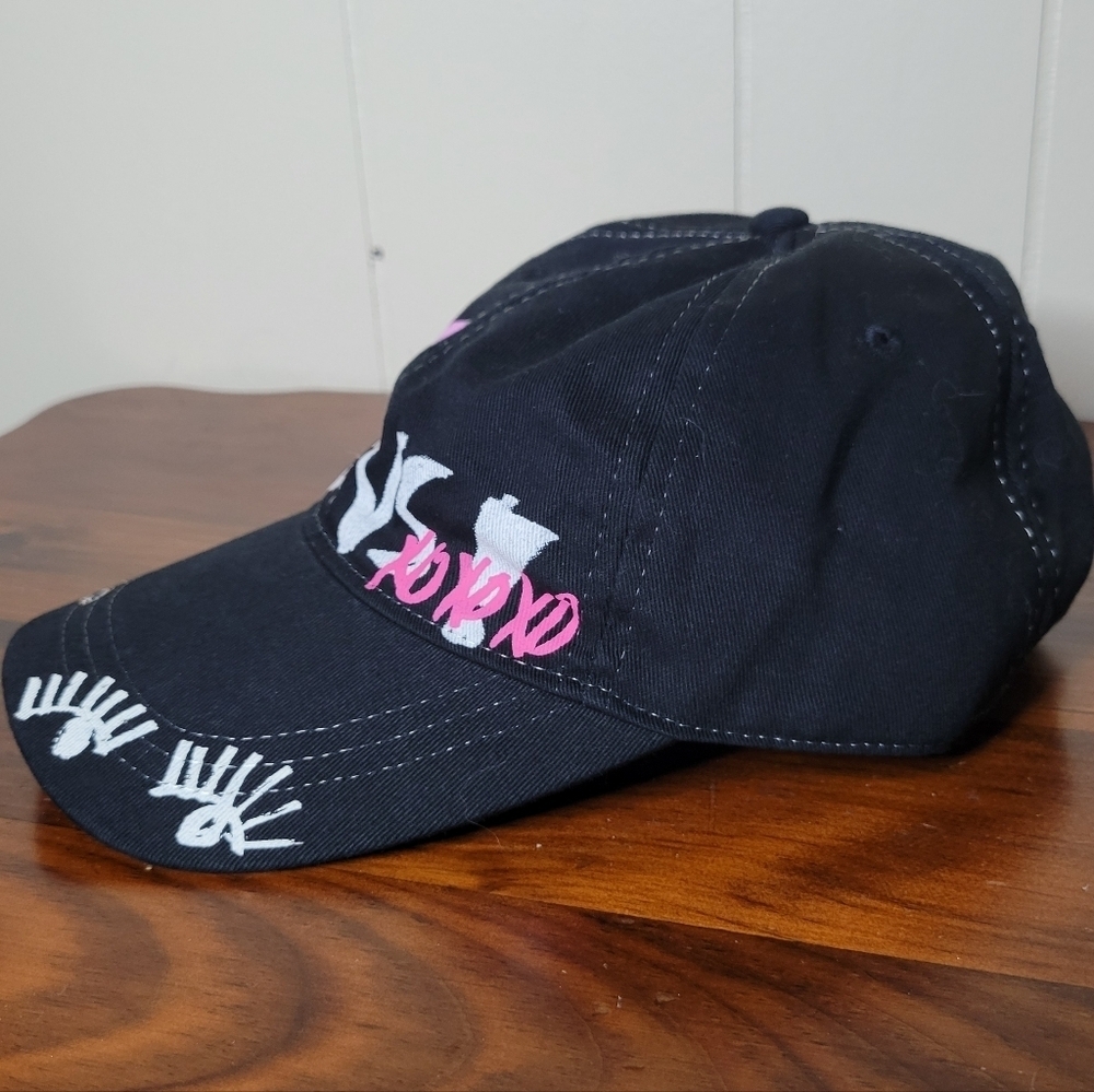 Victoria's Secret Black Pink Hat - Picture 2 of 6